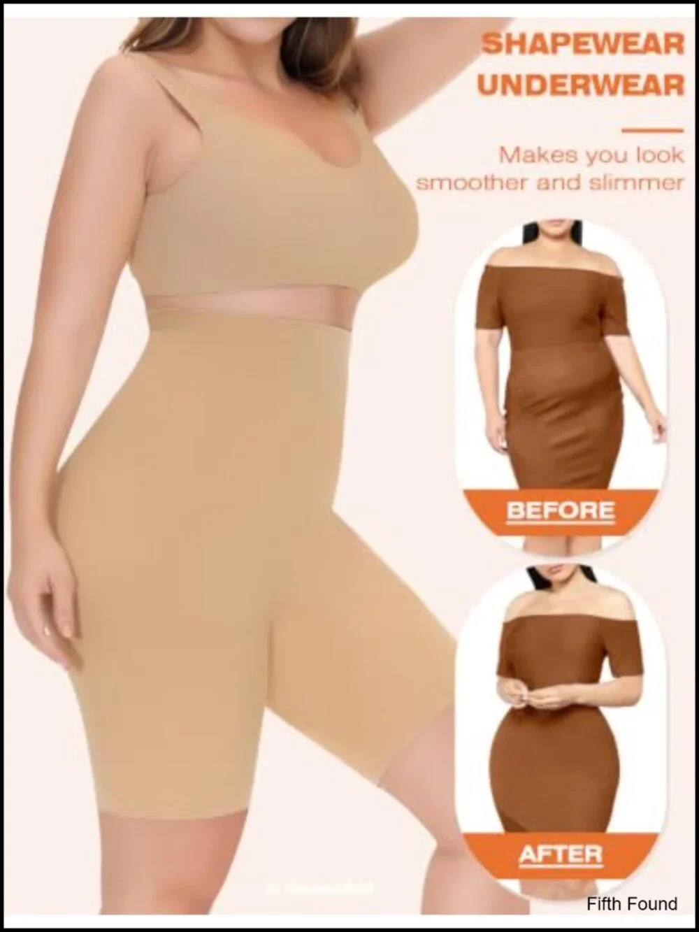 High Waisted Tummy Control Shapewear Shorts Seamless Body Shaper Thigh Slimmer